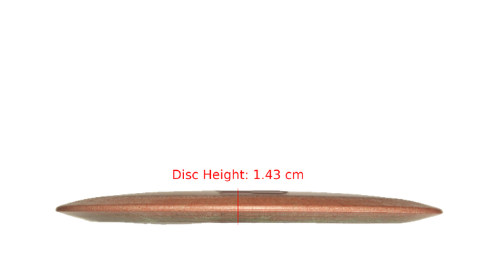 Pie Pan Discs Made in Ohio Puff Hype Distance Driver Profile View