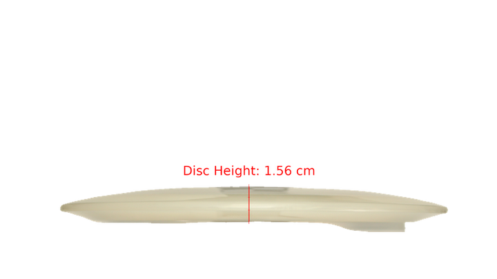 Pie Pan Discs Pie Pan Stamp Cherry Grunt (retooled) Fairway Driver Profile View