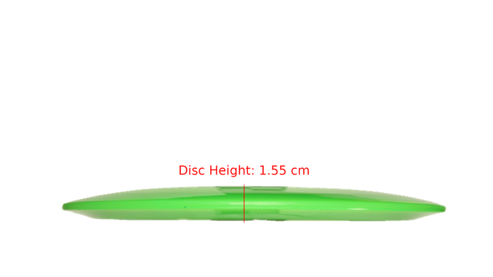 Pie Pan Discs Pie Pan Stamp Cherry Grunt (retooled) Fairway Driver Profile View