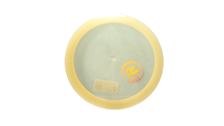 Pie Pan Discs Pie Pan Stamp Cherry Grunt (retooled) Fairway Driver Front View