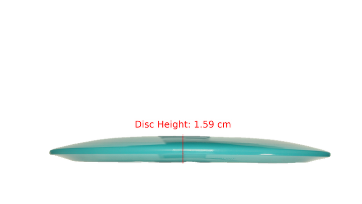 Pie Pan Discs Pie Pan Stamp Cherry Grunt (retooled) Fairway Driver Profile View