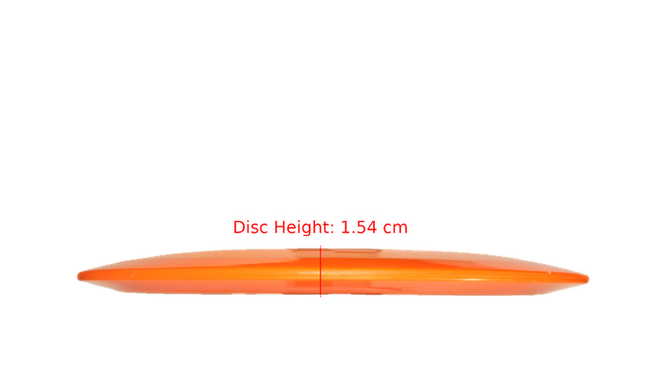 Pie Pan Discs Pie Pan Stamp Cherry Grunt (retooled) Fairway Driver Profile View
