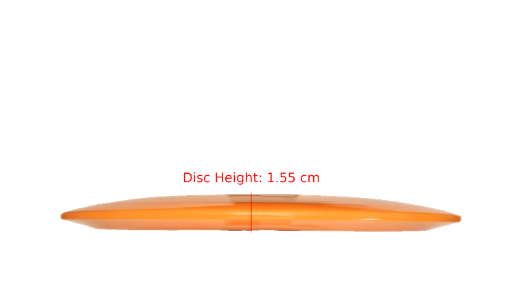 Pie Pan Discs Pie Pan Stamp Cherry Grunt (retooled) Fairway Driver Profile View