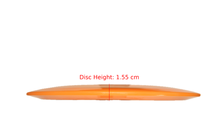 Pie Pan Discs Pie Pan Stamp Cherry Grunt (retooled) Fairway Driver Profile View