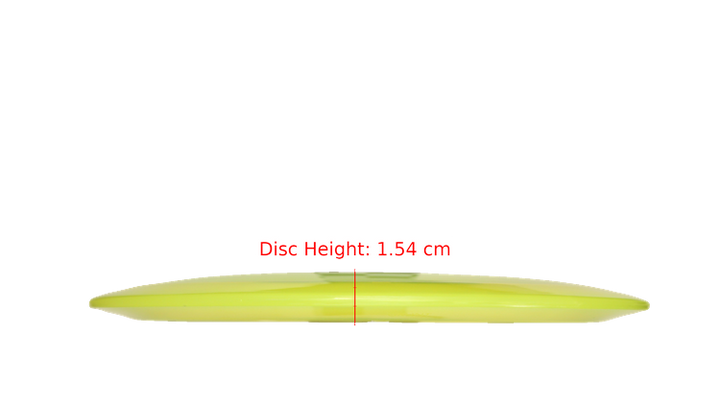 Pie Pan Discs Pie Pan Stamp Cherry Grunt (retooled) Fairway Driver Profile View