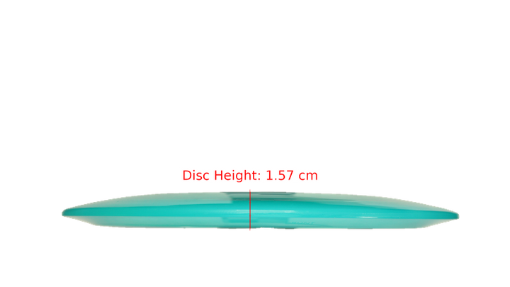 Pie Pan Discs Pie Pan Stamp Cherry Grunt (retooled) Fairway Driver Profile View