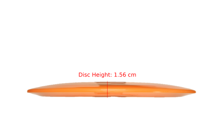 Pie Pan Discs Pie Pan Stamp Cherry Grunt (retooled) Fairway Driver Profile View