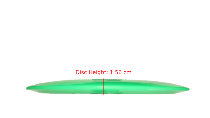 Pie Pan Discs Pie Pan Stamp Cherry Grunt (retooled) Fairway Driver Profile View