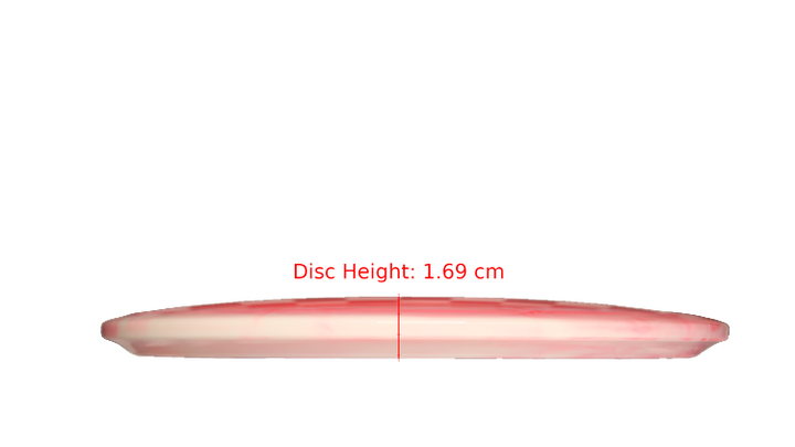 Dynamic Discs Glacial Lucid-Ice Orbit Verdict Midrange Profile View