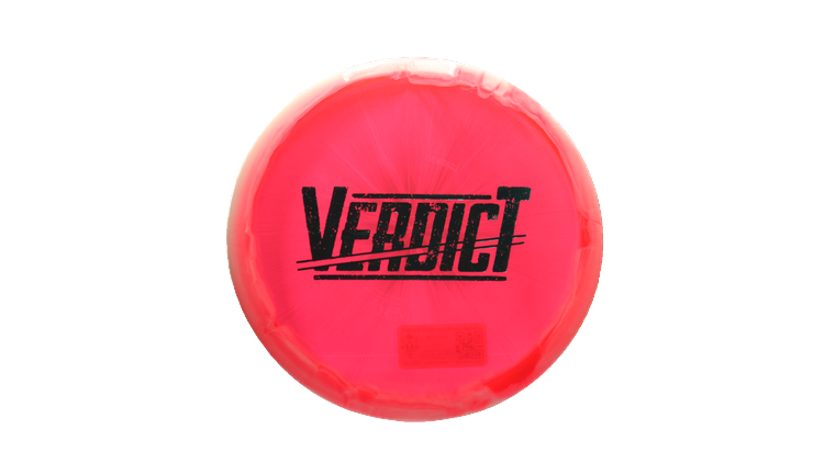 Dynamic Discs Glacial Lucid-Ice Orbit Verdict Midrange Front View