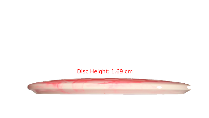 Dynamic Discs Glacial Lucid-Ice Orbit Verdict Midrange Profile View