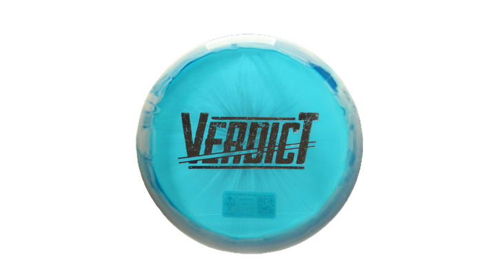 Dynamic Discs Glacial Lucid-Ice Orbit Verdict Midrange Front View