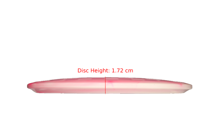 Dynamic Discs Glacial Lucid-Ice Orbit Verdict Midrange Profile View
