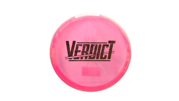Dynamic Discs Glacial Lucid-Ice Orbit Verdict Midrange Front View
