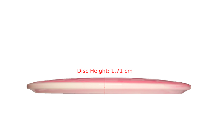 Dynamic Discs Glacial Lucid-Ice Orbit Verdict Midrange Profile View