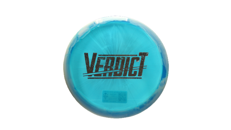 Dynamic Discs Glacial Lucid-Ice Orbit Verdict Midrange Front View