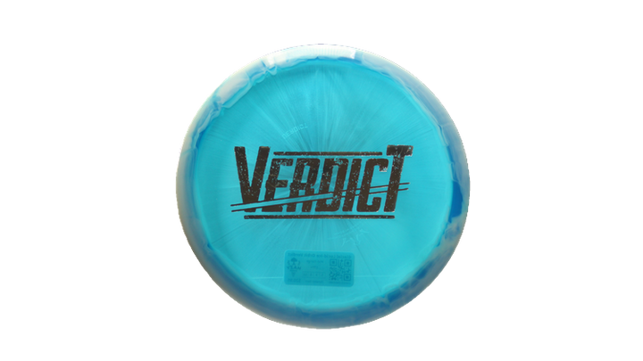 Dynamic Discs Glacial Lucid-Ice Orbit Verdict Midrange Front View