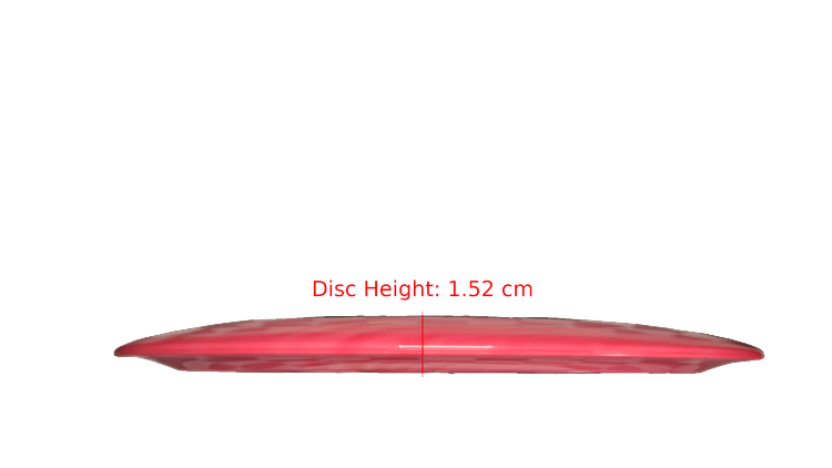 Discmania Discmania Challenge Swirl S-Line DD1 Distance Driver Profile View
