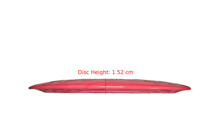 Discmania Discmania Challenge Swirl S-Line DD1 Distance Driver Profile View