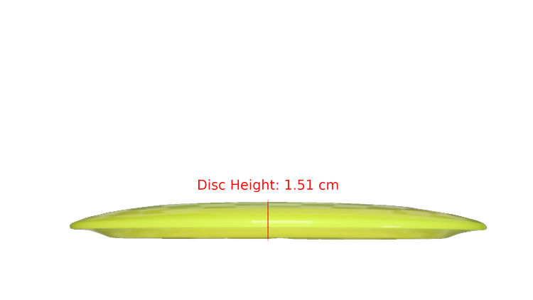 Dynamic Discs First Run Lucid Heist Distance Driver Profile View