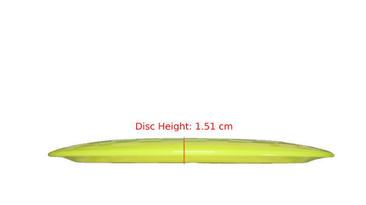 Dynamic Discs First Run Lucid Heist Distance Driver Profile View