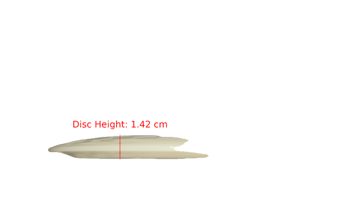 Dynamic Discs First Run Lucid Heist Distance Driver Profile View