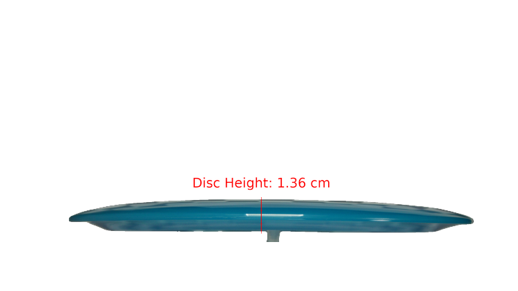 Dynamic Discs First Run Lucid Heist Distance Driver Profile View