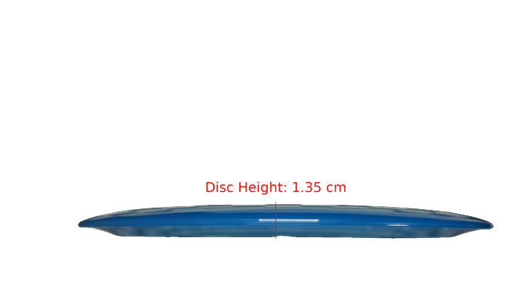 Dynamic Discs First Run Lucid Heist Distance Driver Profile View