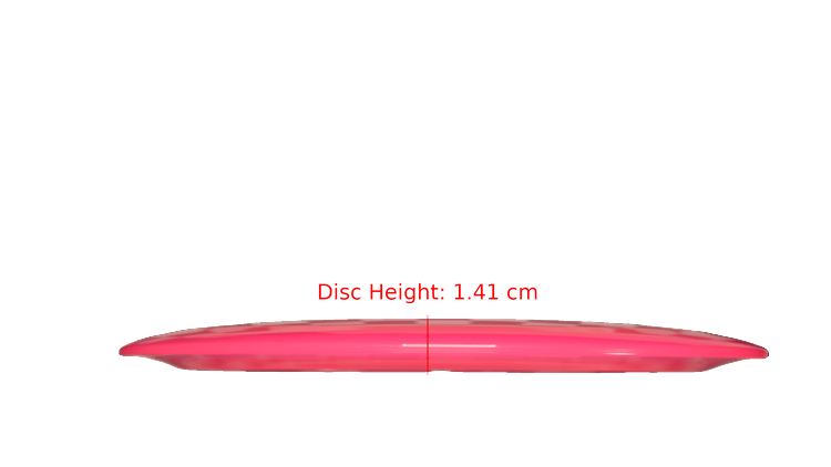 Dynamic Discs First Run Lucid Heist Distance Driver Profile View
