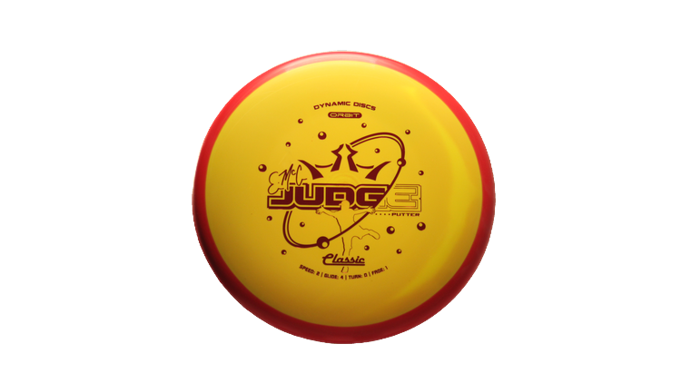 Dynamic Discs Classic Orbit Emac Judge Putter Front View