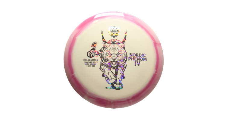 Discmania Nordic Phenom 4 Niklas Anttila Signature Series 2025 Glow Horizon S-Line DD3 Distance Driver Front View