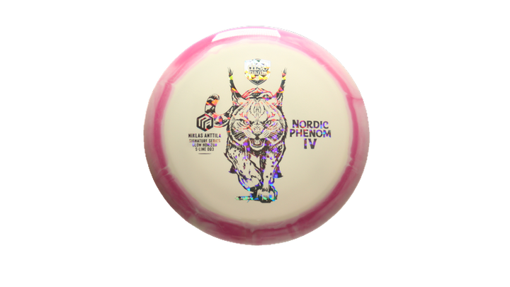 Discmania Nordic Phenom 4 Niklas Anttila Signature Series 2025 Glow Horizon S-Line DD3 Distance Driver Front View