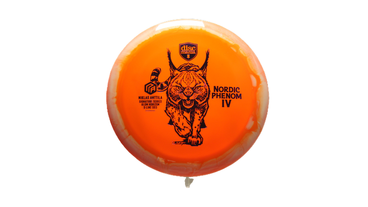 Discmania Nordic Phenom 4 Niklas Anttila Signature Series 2025 Glow Horizon S-Line DD3 Distance Driver Front View