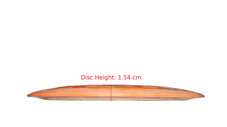 Discmania Nordic Phenom 4 Niklas Anttila Signature Series 2025 Glow Horizon S-Line DD3 Distance Driver Profile View