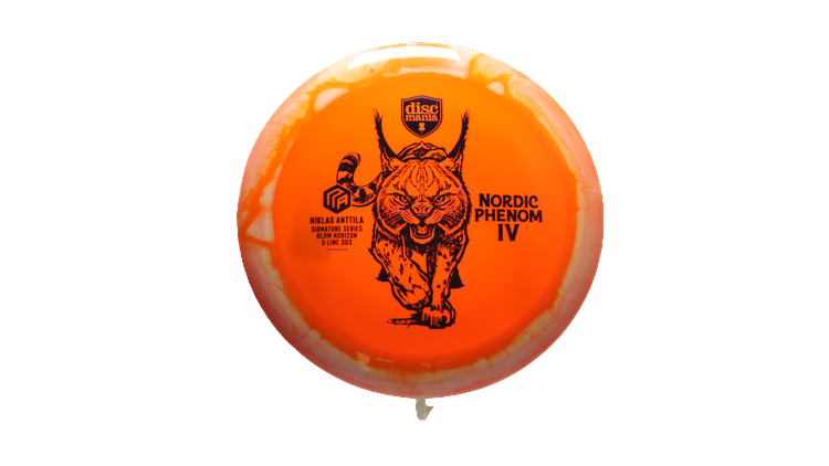 Discmania Nordic Phenom 4 Niklas Anttila Signature Series 2025 Glow Horizon S-Line DD3 Distance Driver Front View