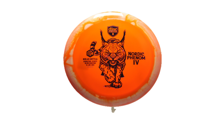 Discmania Nordic Phenom 4 Niklas Anttila Signature Series 2025 Glow Horizon S-Line DD3 Distance Driver Front View