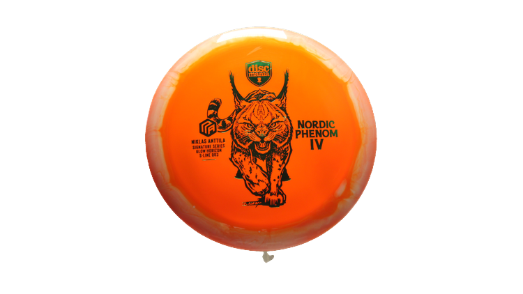 Discmania Nordic Phenom 4 Niklas Anttila Signature Series 2025 Glow Horizon S-Line DD3 Distance Driver Front View