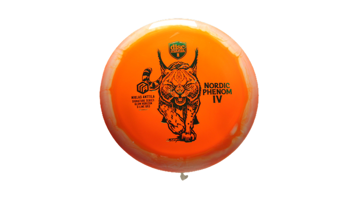Discmania Nordic Phenom 4 Niklas Anttila Signature Series 2025 Glow Horizon S-Line DD3 Distance Driver Front View