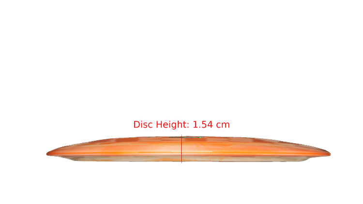Discmania Nordic Phenom 4 Niklas Anttila Signature Series 2025 Glow Horizon S-Line DD3 Distance Driver Profile View