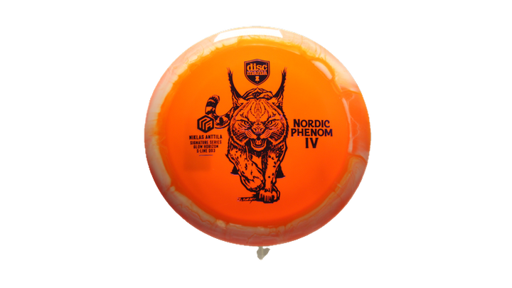 Discmania Nordic Phenom 4 Niklas Anttila Signature Series 2025 Glow Horizon S-Line DD3 Distance Driver Front View