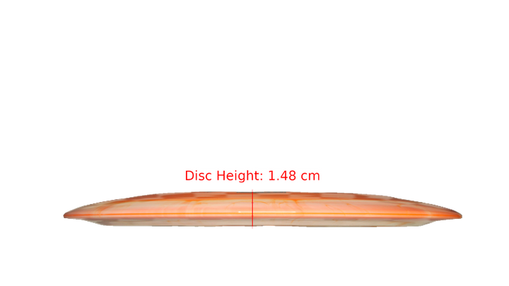 Discmania Nordic Phenom 4 Niklas Anttila Signature Series 2025 Triple Stamp Glow Horizon S-Line DD3 Distance Driver Profile View