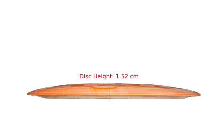 Discmania Nordic Phenom 4 Niklas Anttila Signature Series 2025 Triple Stamp Glow Horizon S-Line DD3 Distance Driver Profile View