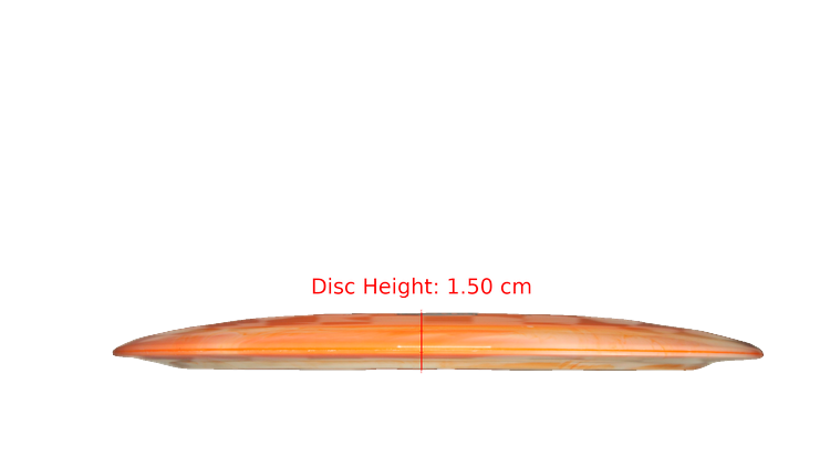 Discmania Nordic Phenom 4 Niklas Anttila Signature Series 2025 Triple Stamp Glow Horizon S-Line DD3 Distance Driver Profile View