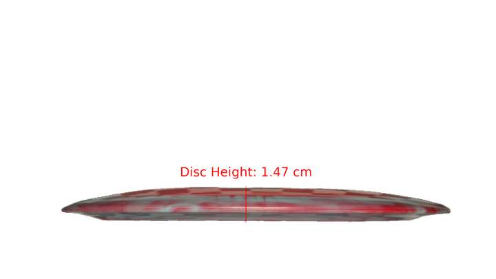 Discmania Nordic Phenom 4 Niklas Anttila Signature Series 2025 Triple Stamp Glow Horizon S-Line DD3 Distance Driver Profile View