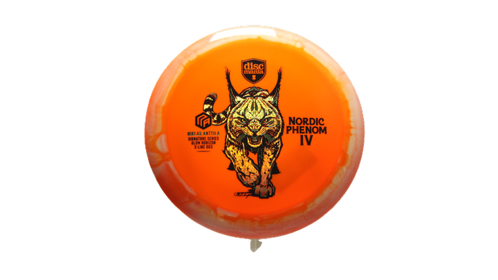 Discmania Nordic Phenom 4 Niklas Anttila Signature Series 2025 Triple Stamp Glow Horizon S-Line DD3 Distance Driver Front View