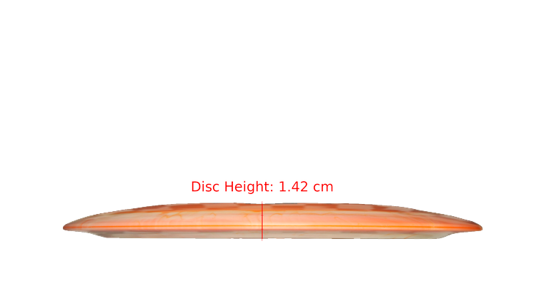Discmania Nordic Phenom 4 Niklas Anttila Signature Series 2025 Triple Stamp Glow Horizon S-Line DD3 Distance Driver Profile View