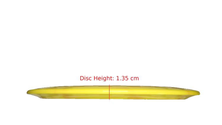 Discraft Titanium Raptor Fairway Driver Profile View