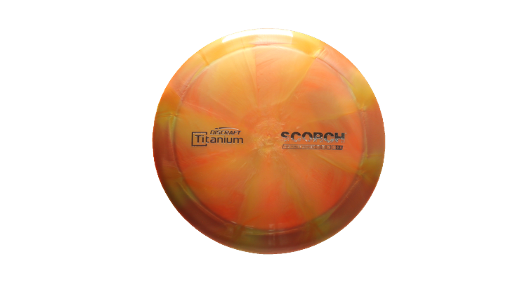 Discraft Titanium Scorch Distance Driver Front View