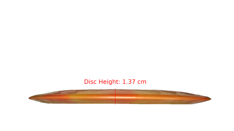 Discraft Titanium Scorch Distance Driver Profile View