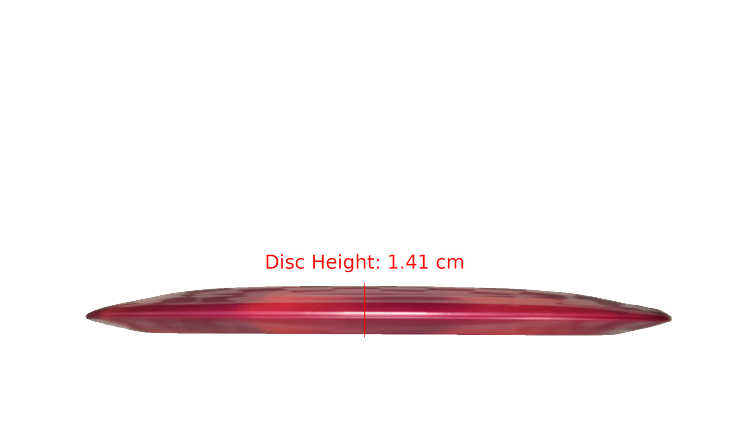 Discraft Titanium Scorch Distance Driver Profile View